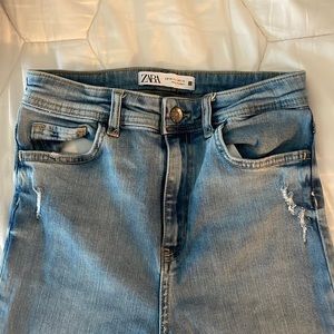 Zara ripped jeans
